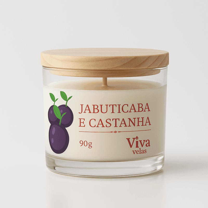 Vela Jabuticaba e Castanha