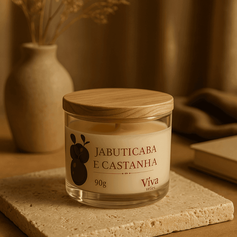 Vela Jabuticaba e Castanha - Imagem 2