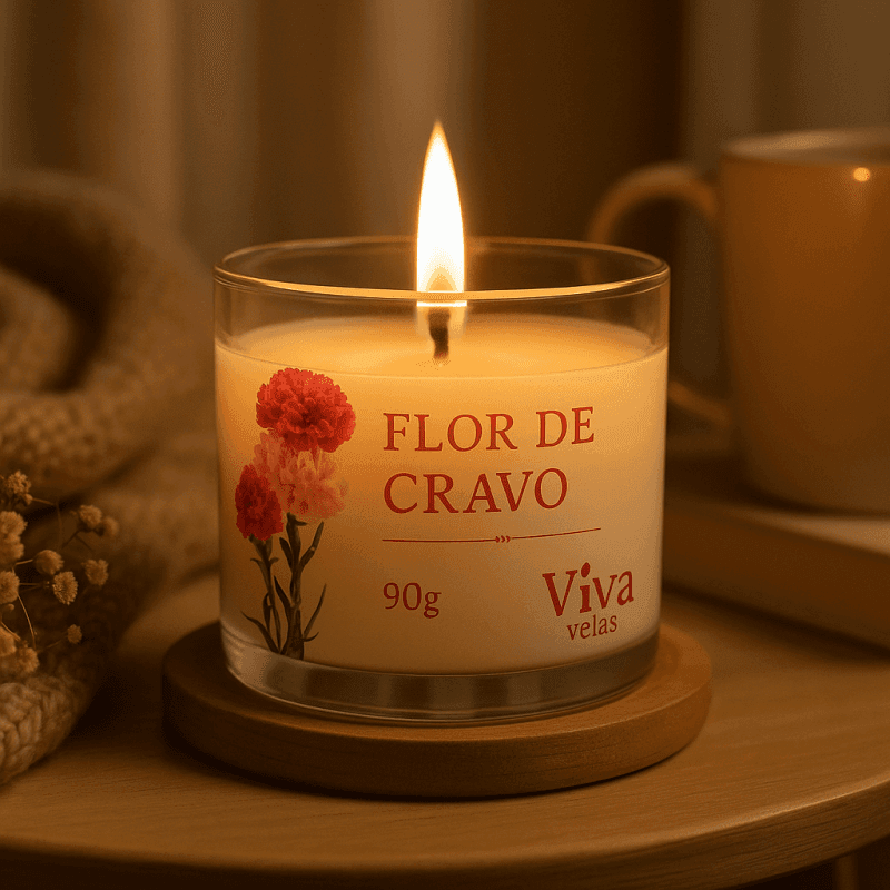Vela Flor de Cravo - Imagem 3