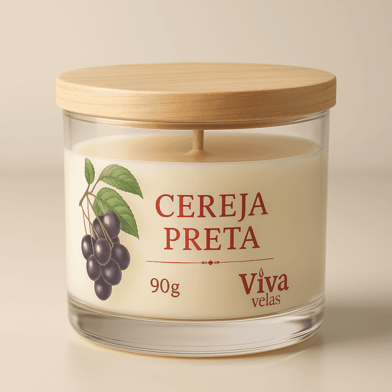 Vela Cereja Preta