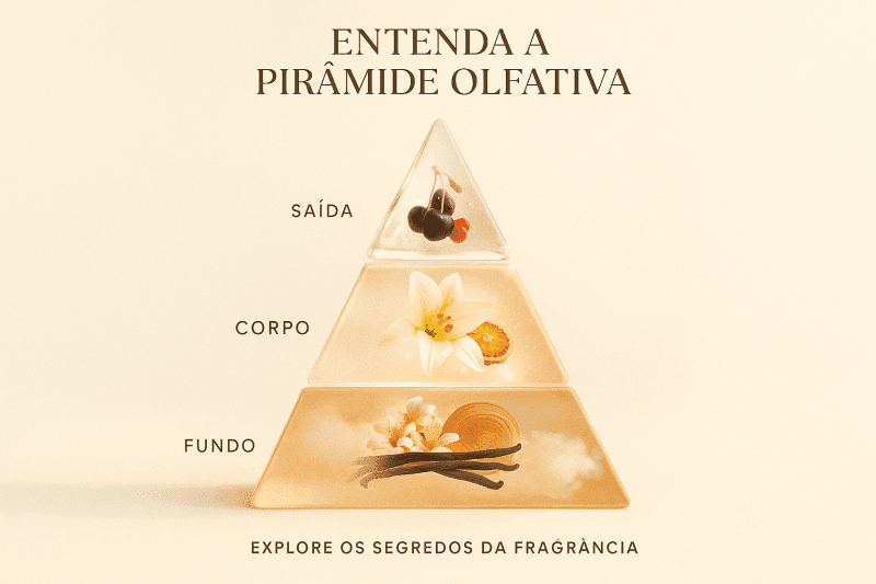 Pirâmide Olfativa: o que é e como entender as notas de uma fragrância