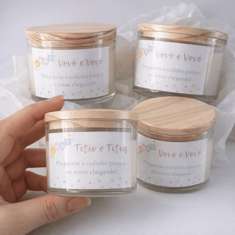 Vela Anúncio de Gravidez