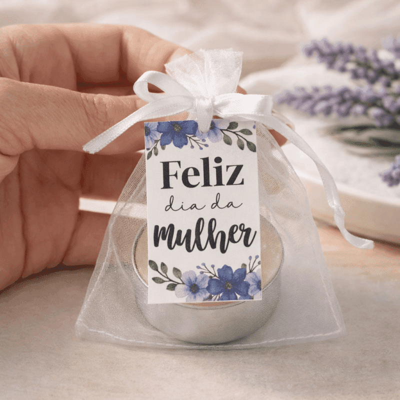 Vela Luminária Dia da Mulher