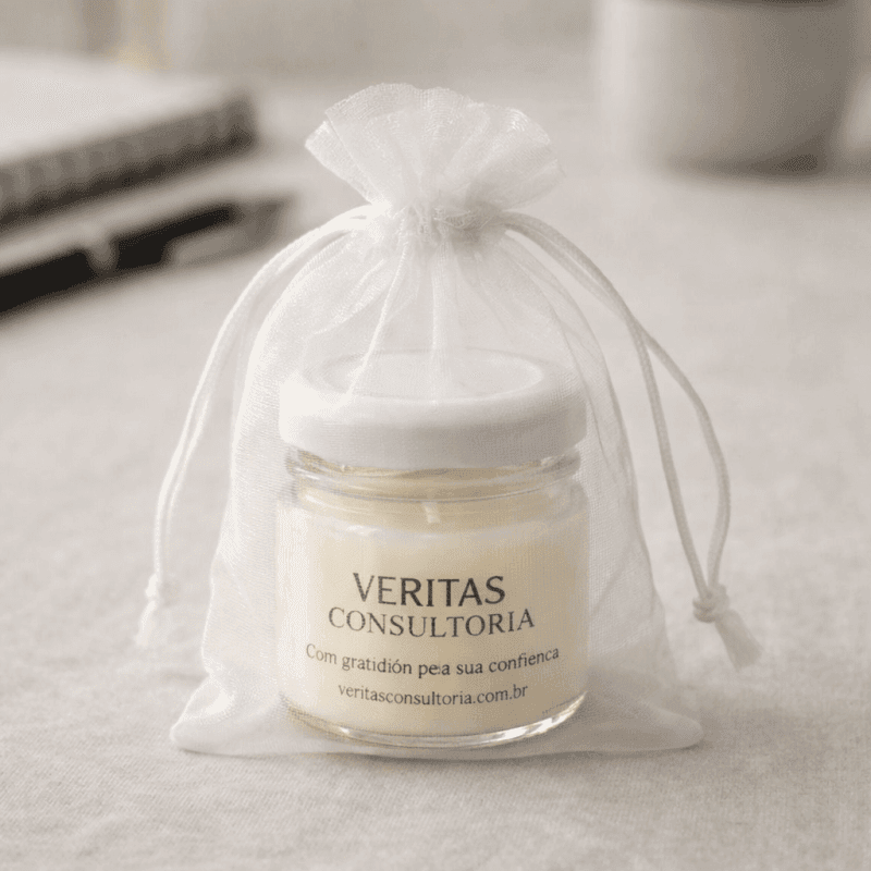 Vela Mini Vidro Com Tampa Metálica - Imagem 2